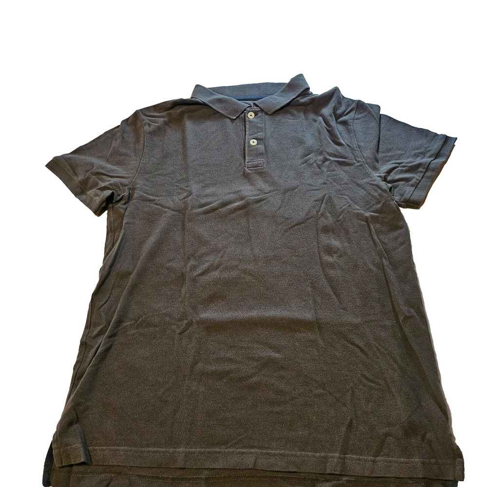 Gap Polo Mens Gray Short Sleeve Shirt Preppy,Classic,Business SZ L